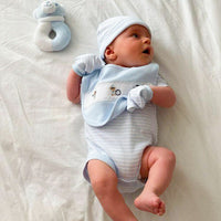 Baby Boy In Musical Baby Vest Outfit Gift Set