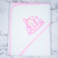 Mud Pie Bunny Baby Hooded Towel