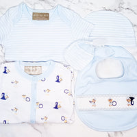 Musical Cuddly Bear Baby Boy Hamper