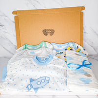 New baby boy clothing hamper box