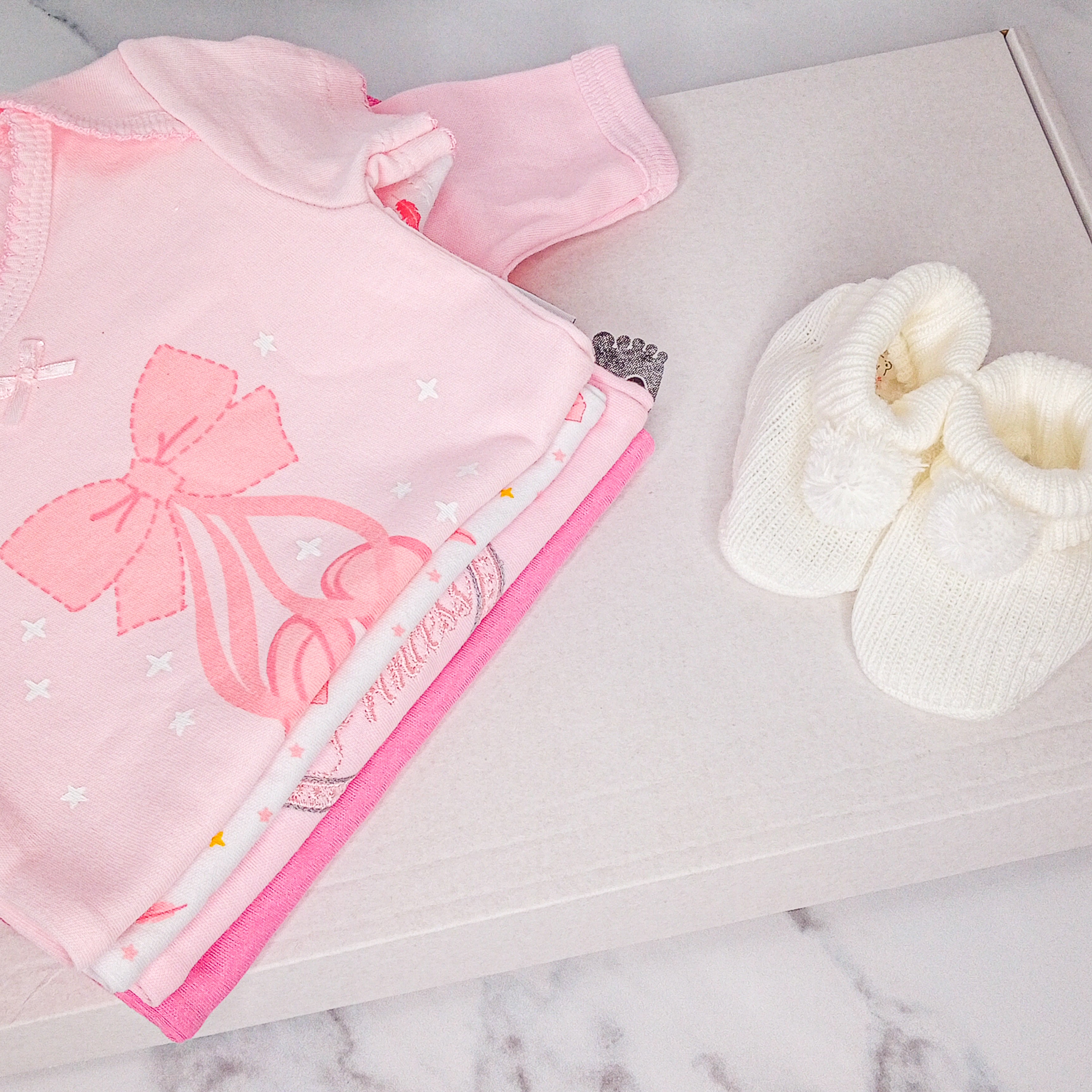 Newborn baby girl clothes gift sets top