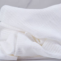 Cellular baby blanket.