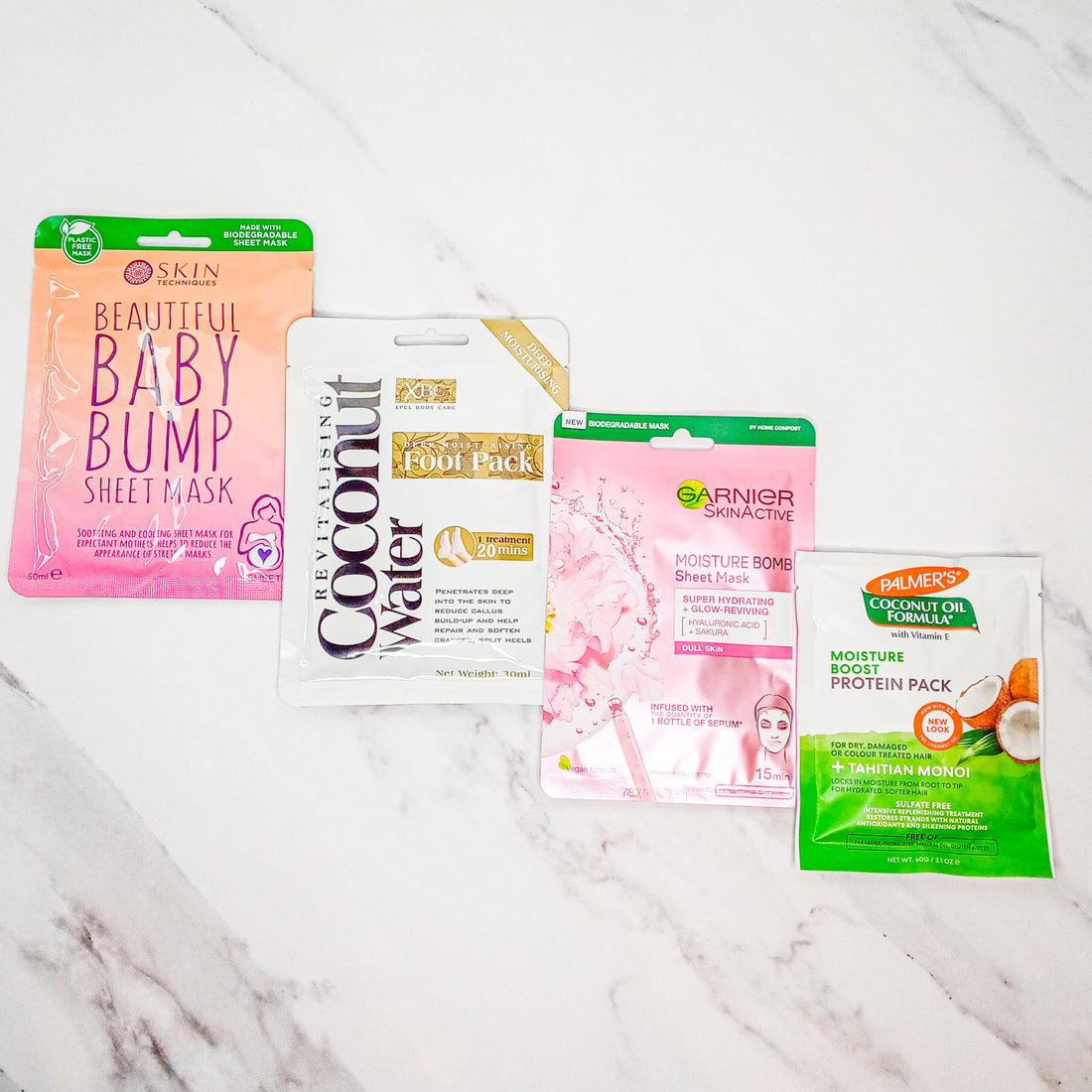 Pregnancy Bump Sheet Mask with Hair Pack and Face Spa Mask