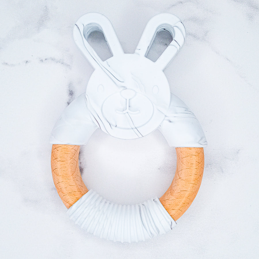Silicone Baby Bunny Teether Toy