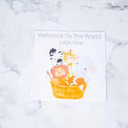 Welcome to The World Little One Greeting Card