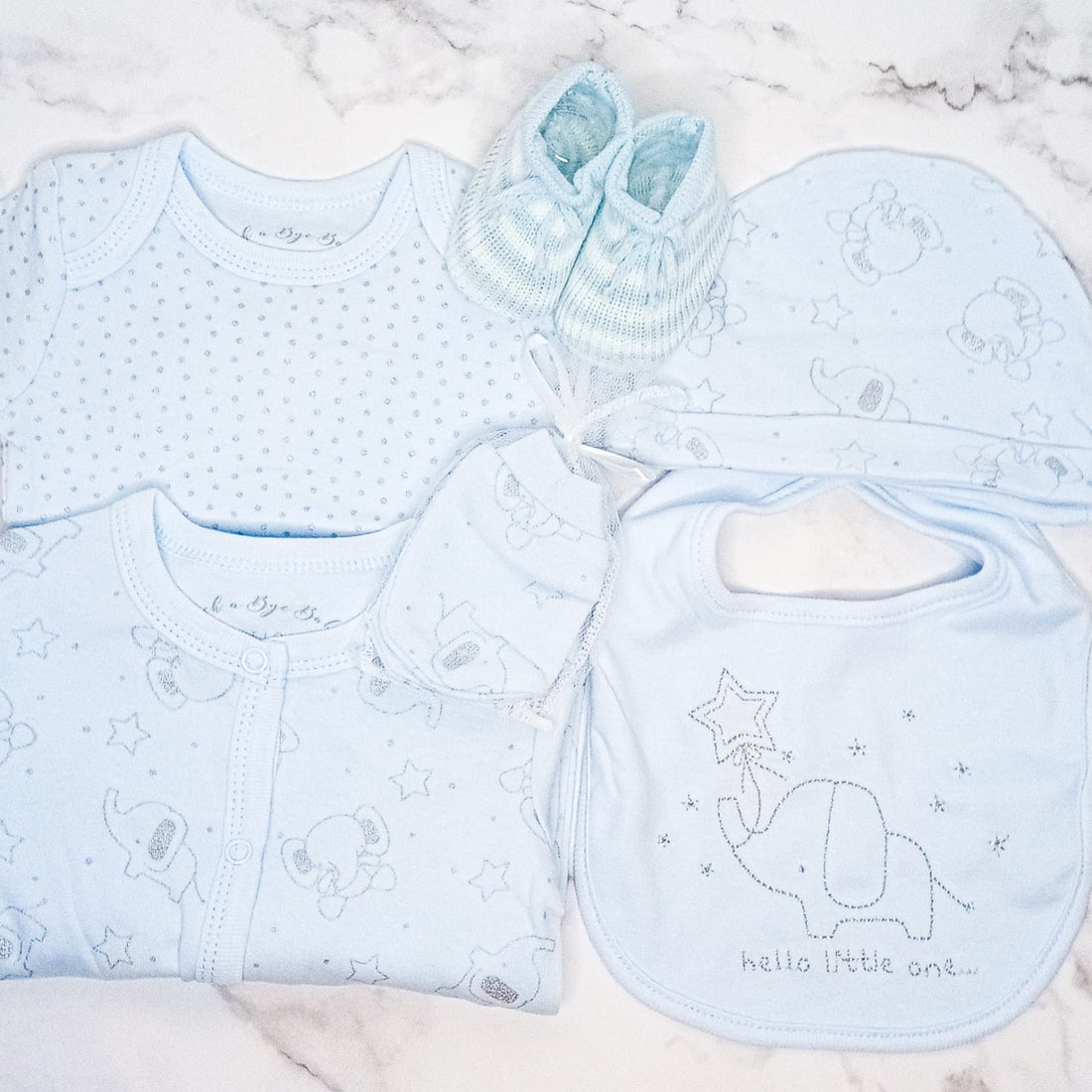 Blue Wonderful Star & Elephant Baby Boy Hamper